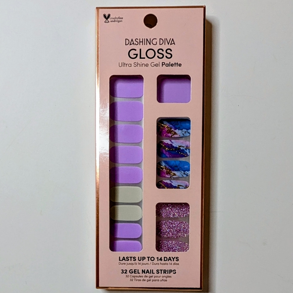 ✨ Dashing Diva GLOSS Ultra Shine Gel Palette – NWT ✨